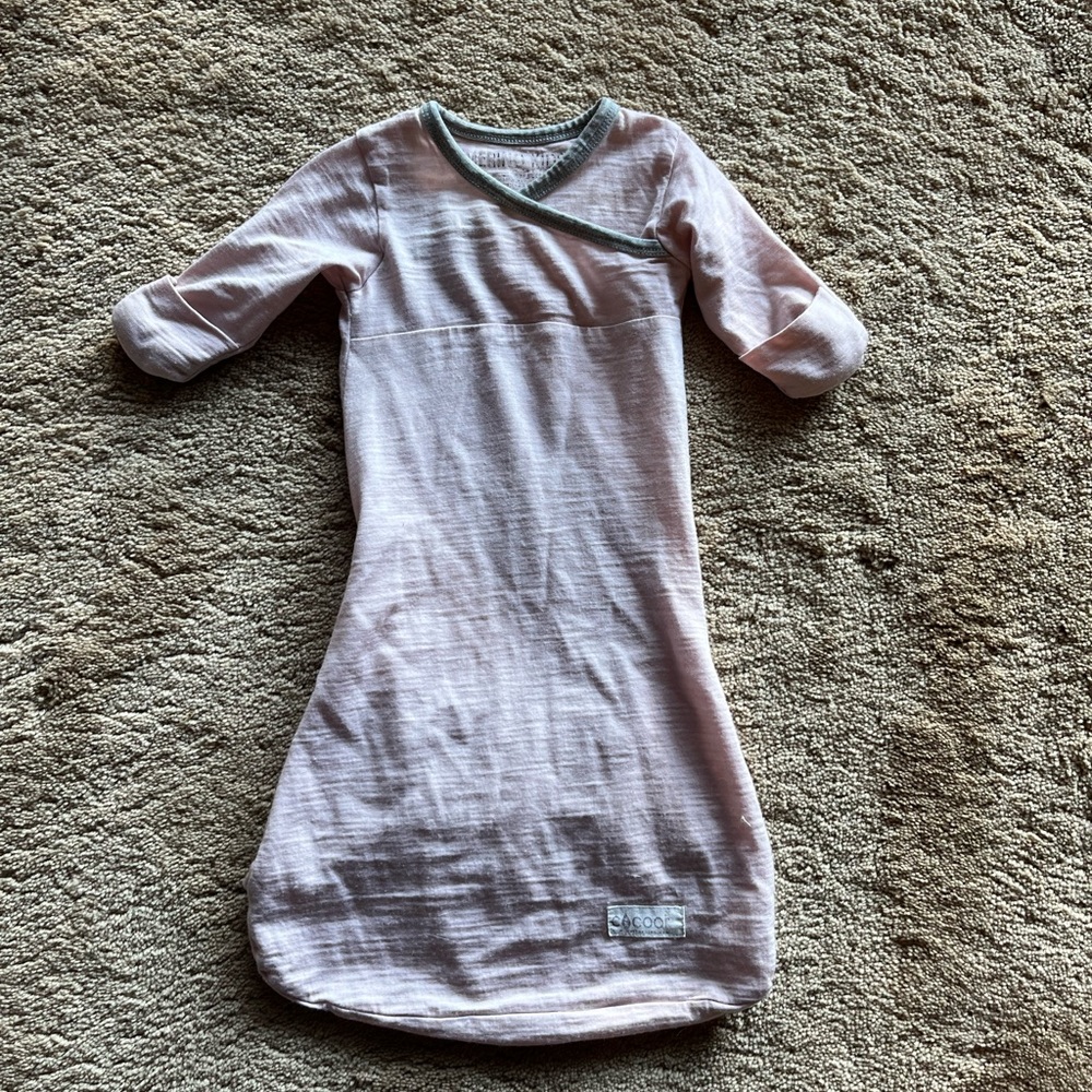 Merino Kids Open Bottom Onesie
